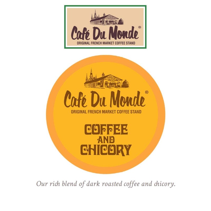 Cafe Du Monde Coffee and Chicory Single-Serve Cup Pods, 12