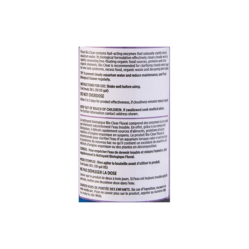 Fluval Clarify Bio for Aquarium Water Treatment, 4-Ounce