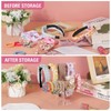 Acrylic Transparent Hairband Organizer Tissue Jewelry Dresser Turban Display Stand