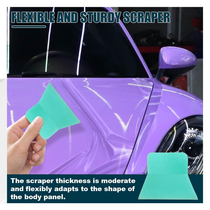 Window Tint Squeegee, PPF Squeegee Vinyl Wrap Tool, 70A Hardness