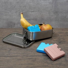 ZOPPER Reusable Ice Packs - Freezer Blocks 8cm mini Cooler Bags Assorted Colors RCoolest for Hours Powerful Chillers Lunch Box Travel Picnic and Outdoor Activities Ice Brick Picnic- 6pk