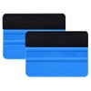Movilideas Vinyl Scraper with Felt Protection (Pack of 2)