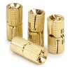 BE-TOOL Hinge, 14mm Brass Invisible Hinge Pure Copper Hidden Concealed