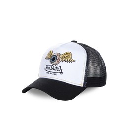 Von Dutch Cap White Eye Wings Art - Unisex, black/white, Einheitsgröße