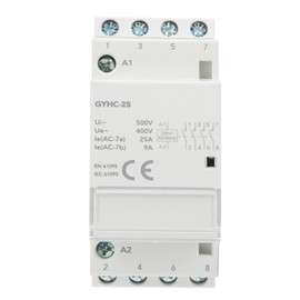Modular Contactor 4P Industrial Household Circuit Control Module 4NO  50Hz GYHC‑25