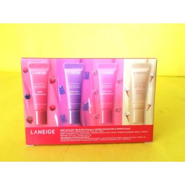 Laneige NIB) LANEIGE Mini Lip Glowy Balm Set BERRY GUMMY CANDY VANILLA Water Bank Creamy