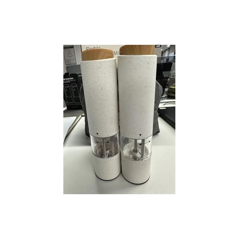 Electric Salt and Pepper Grinder, Pepper Grinder Set 2pcs