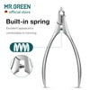MR.GREEN Cuticle Nippers Innovate Cuticle Scissors Built-in Spring Clippers Trimmer