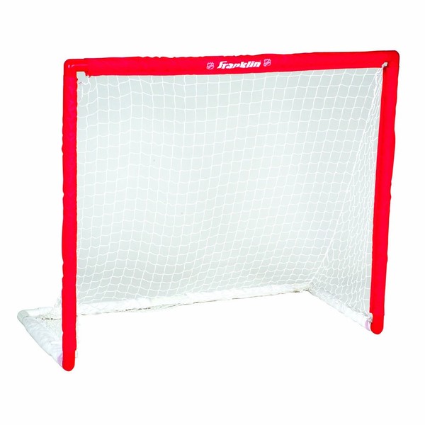 Franklin Sports NHL Kids Street Hockey Goal - Portable Lightweight PVC Youth Street + Roller Hockey Goal with Net - 46"