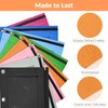 Sooez Pencil Pouch for 3 Ring Binder, 2 Pack Binder
