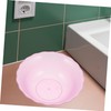 Plastic Face Washing Basin with Floral Ears Multi-Functional Skincare Accessories