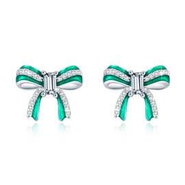 925 Sterling Silver Bow Earrings Bowknot Stud Earrings for Women Bow Jewellery Gifts Birthday Valentines