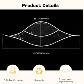 Bulk 24 Pieces Women's Rain Bonnet Rain Cap with Visor Clear Waterproof Rain Scarf Plastic Rain Hats for Women Lady Rain Wear