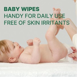 BEBESUP- Korea’s #1 Zero Harsh Chemicals Baby Wipes- Water Based Hypoallergenic Unscented Extra-Thick Organic baby wipes for sensitive skin Zero skin irritants Flip-Top 640 Count (80 Count 1 Pack)