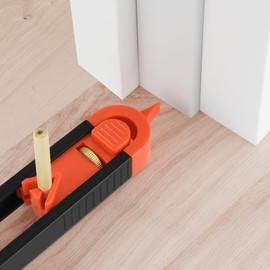 1 Pack Precise Contour Scribe Tool with 2 Pencil, Upgrade Contour Measuring Tool with Adjustable Lock for Woodworking Finish Carpenter, DIY Handyman, Construction