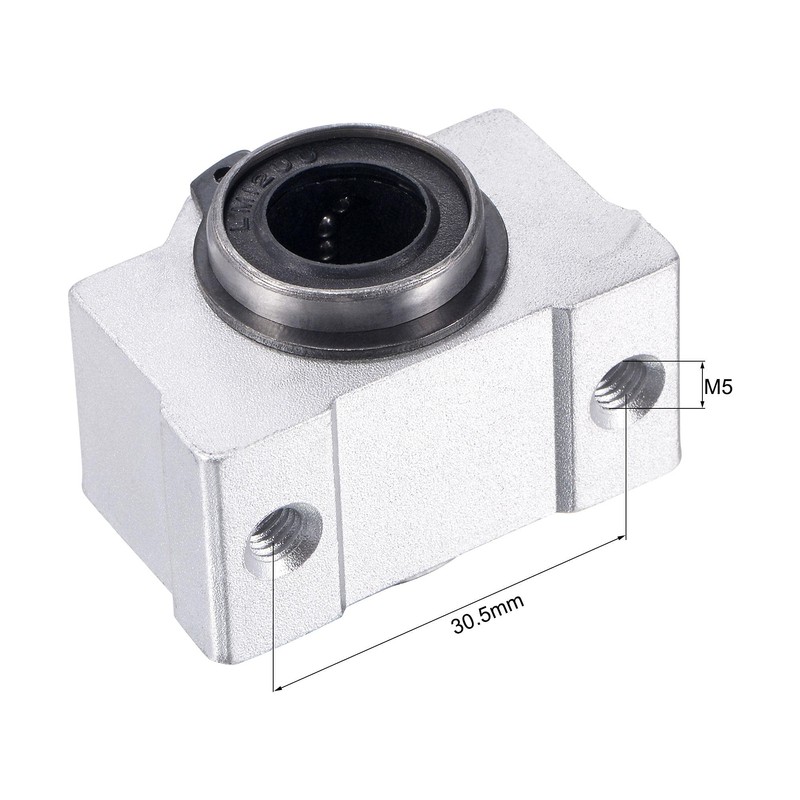sourcing map SCV12UU Linear Ball Bearing Slide Block Units, 12mm