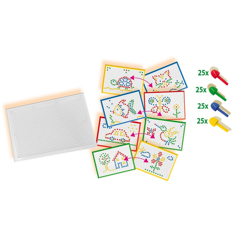 SES Creative 14848 Mosaic Board, Mixed Colours