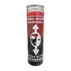 INDIO 7-Day 2 Color Double Action Reversible Candle-Red/Black