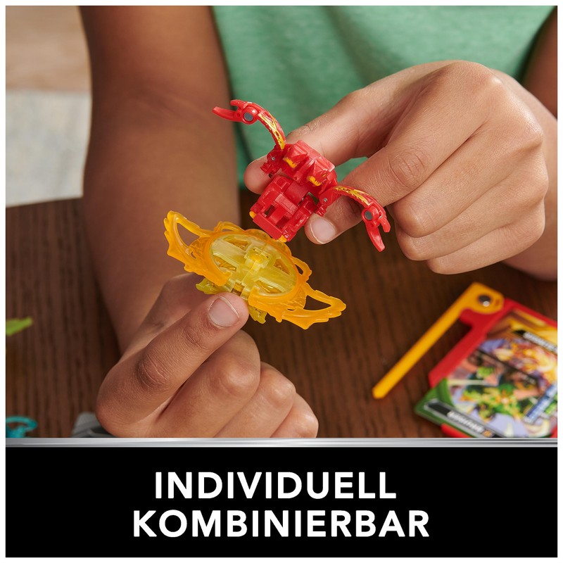 Bakugan 3.0 Starter Pack with 3 Balls, Individually Assembled Action