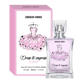 SERGIO NERO • Eau de toilette for women Dress to impress in pink 50 ML (1.7 fl.oz.) • Fruity-Floral fragrance for her