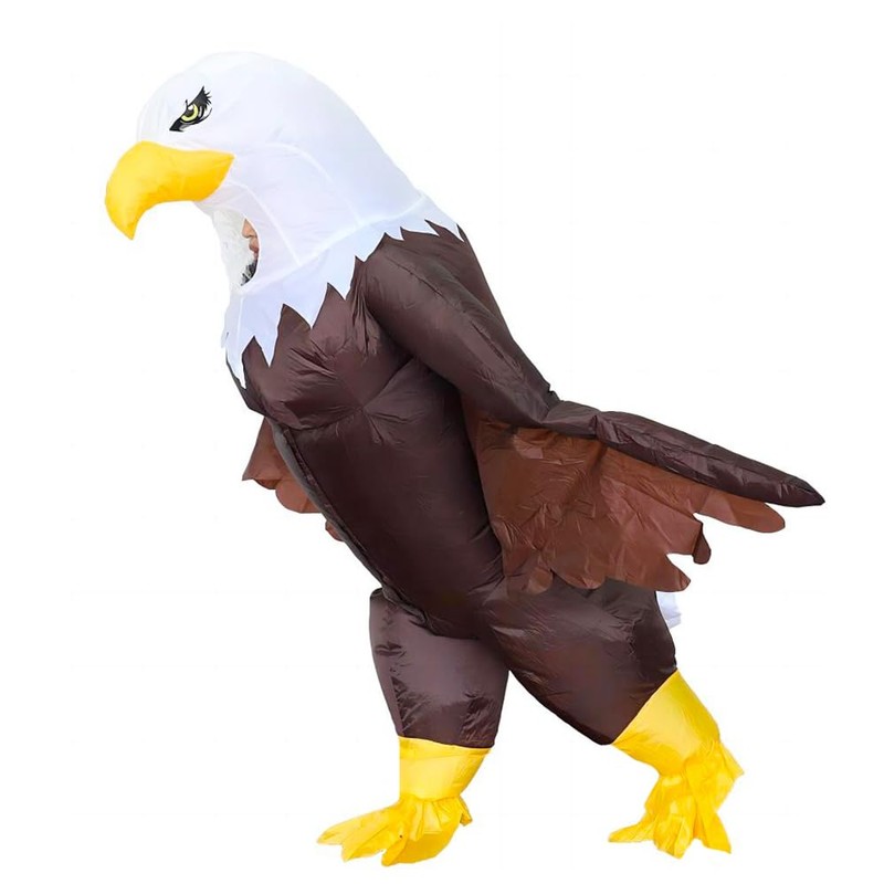 Inflatable Bald Eagle Costume for Adult Blow up Eagle Mascot