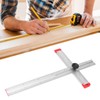 T Shaped Ruler Sliding Combination Square 90 45 Degree Angle