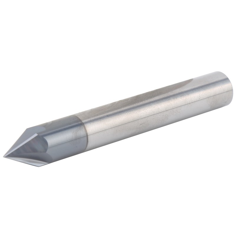 Chamfer End Mill 3 Flute 60° Milling Cutter Tungsten Steel