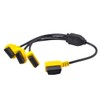OLLGEN 1.6ft/50cm OBD2 Splitter Cable,3 Way OBD-II Extension Cable,Full 16