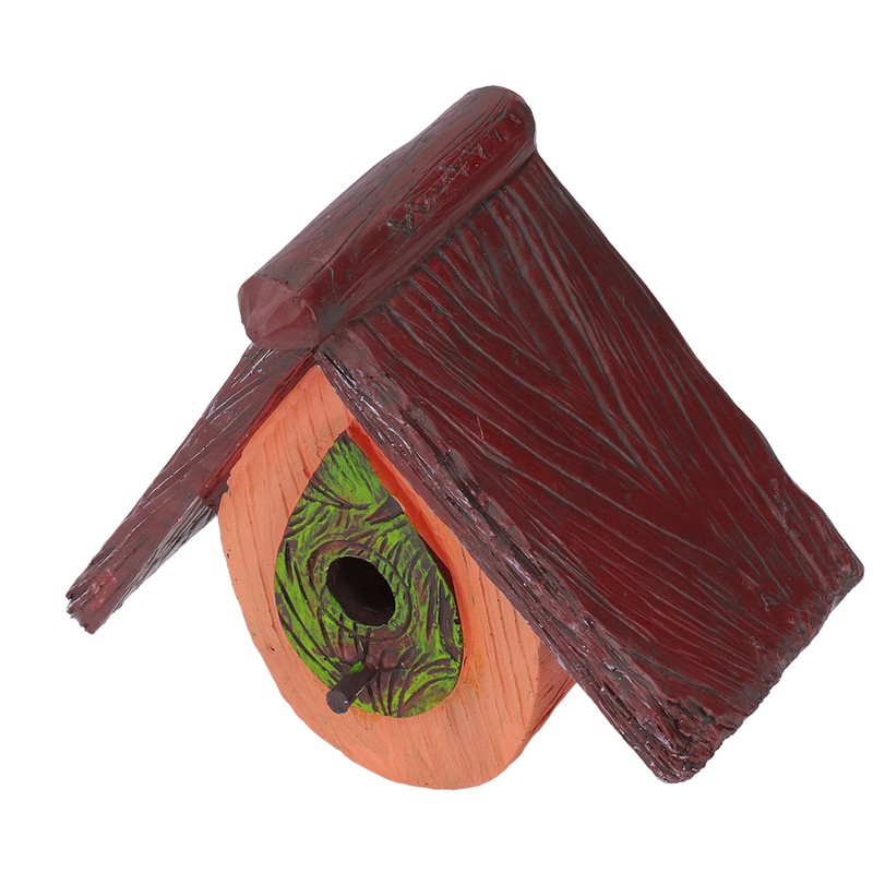 Bird House Garden Tree Decoration Hummingbird Synthetic Resin House Craft