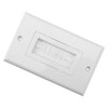 Brush Wall Plate, Cable Entry Wall Plate, Wall Socket for