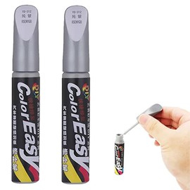 Auto-Lackstift,Auto Reparatur Lack Auto Pinsel,Lack Reparatur,Auto Kratzer Reparatur Stift,Lack Reparaturstift,Kratzer Reparaturstift,Kratzerentferner Autolack Stift,Lackreparatur für Auto,Silber,2pcs