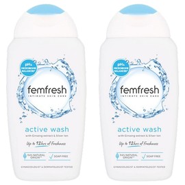 Femfresh Active Wash Feminine Cleanser, 250ml, 2 units / 펨프레쉬 액티브 워시 여성청결제, 250ml, 2개