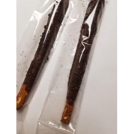 Chocolate Covered Pretzel Rods Chocolate Cookies and Cream Pieces 16 Rods