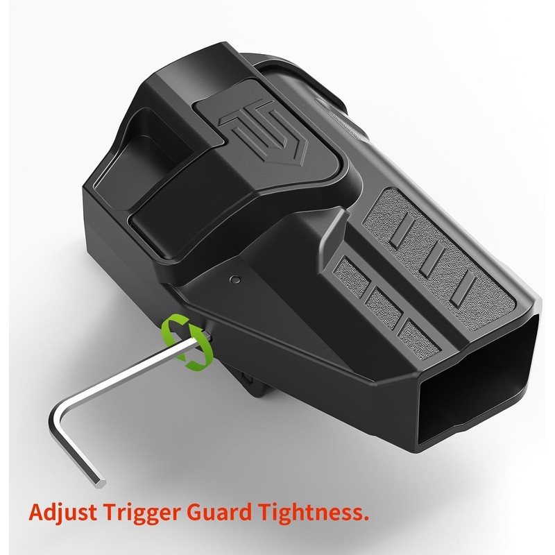 Level 2 OWB Paddle Holster, Auto Lock Quick Release Polymer