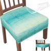 JQinHome Waterproof Dining Chair Seat Covers Set of 2 |