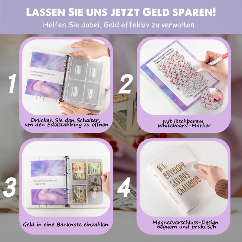 Budget Planner German A5 Budget Planner Money Organiser Ring Binder