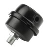 WMYCONGCONG 2pcs 1/4" 12.5mm Air Compressor Silencer Filter Metal Intake