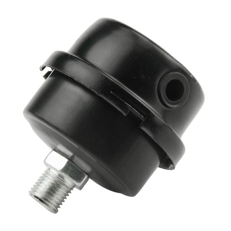 WMYCONGCONG 2pcs 1/4" 12.5mm Air Compressor Silencer Filter Metal Intake