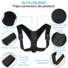 Faja Lumbar Unisex con Correas de Soporte, Transpirable y Ajustable