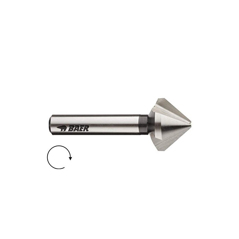 BAER HSSG 90° Countersink 12.4 mm (for M 6) -