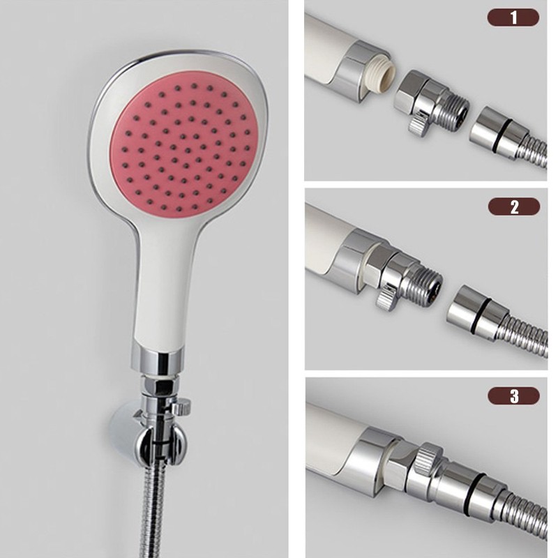 XVL Shower Head Shut-Off Valve Solid Brass 2 Pieces, Brushed