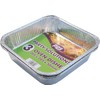 3 x SQUARE ALUMINIUM FOIL ROASTING DISH - 21 x