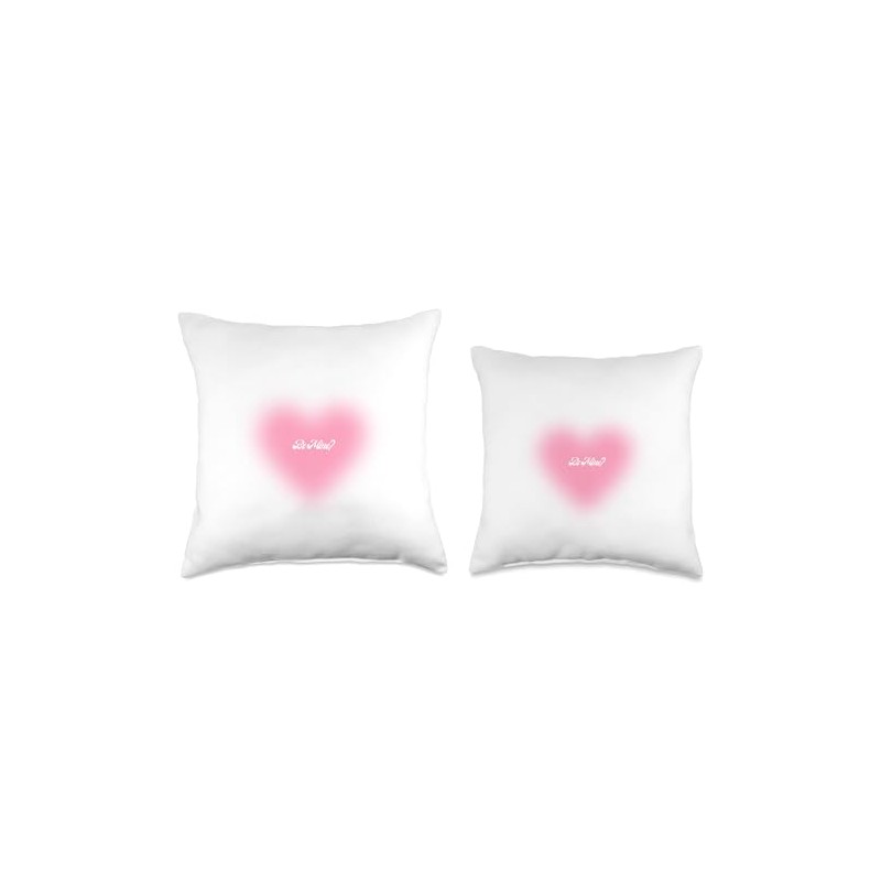 Glowing Affection: A Radiant Heart Design Throw Pillow