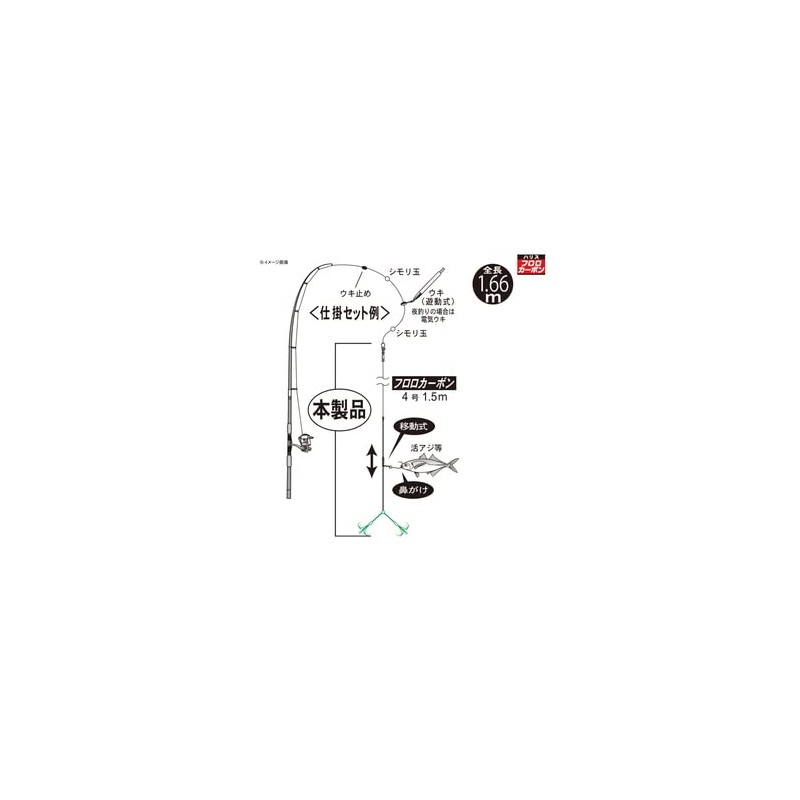 Gamakatsu IK050 Approved Aori Squid Gap Flapper Clear M