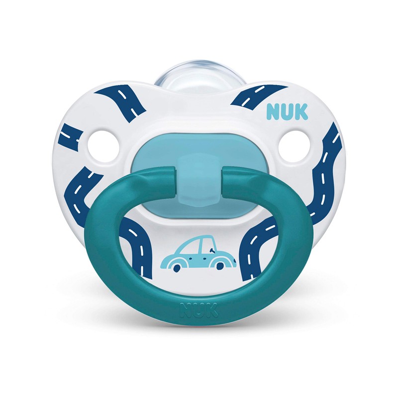NUK Comfy Orthodontic Pacifiers, Blue Assorted, 18-36 Months, 2 Count,