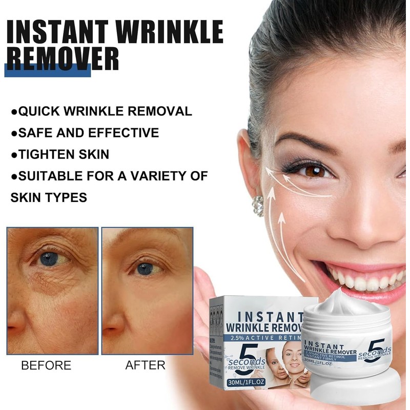 Crema Antiarrugas con Retinol Reafirmante para Rostro y Frente 30ML