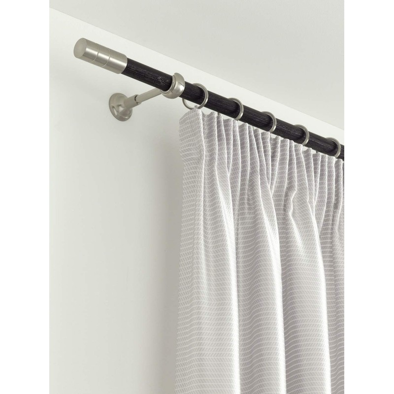 GARDINIA Curtain Rod Finials, 2 x Cylindrical Finials, Windsor Series,