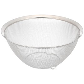 Wahei freiz SUI Gut SUI-6015 Round Mesh Colander, 9.1 in (23 cm), Stackable with SUI-6044