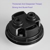 (Small size: suitable for 1.45-1.81in holes) Black Toilet Flush Button,