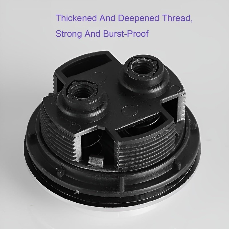 (Small size: suitable for 1.45-1.81in holes) Black Toilet Flush Button,